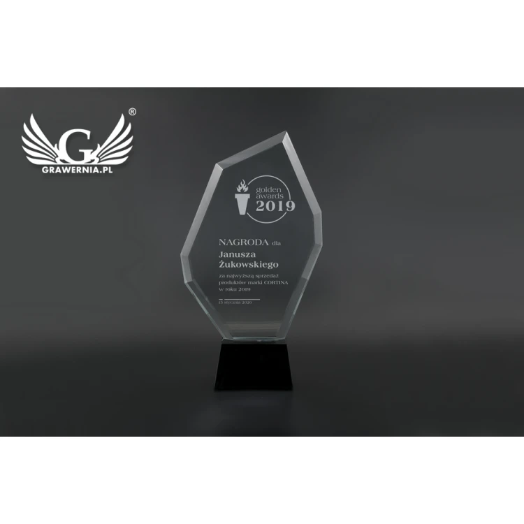 Trofeum szklane w etui - Altea - TSZ106