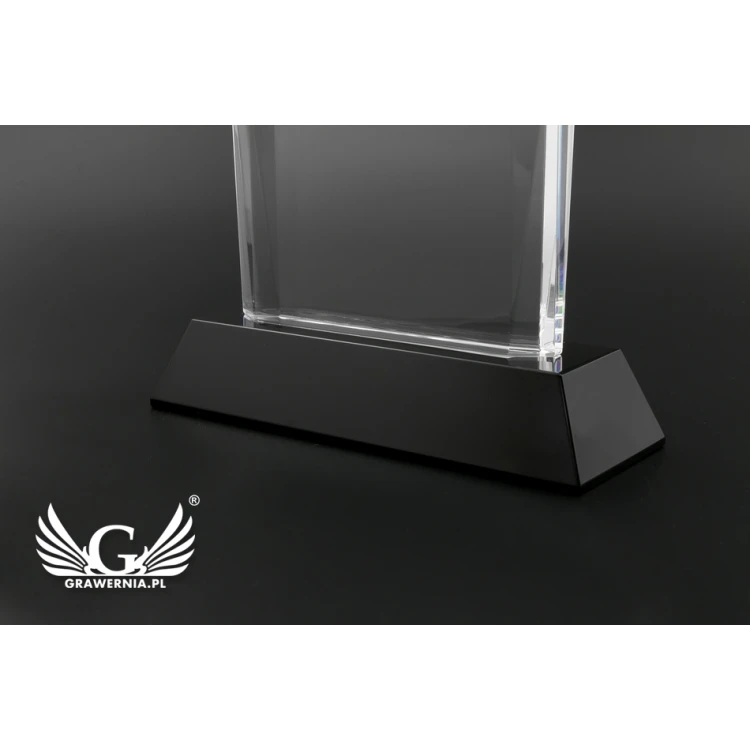 Trofeum szklane w etui - Dallas - TSZ091
