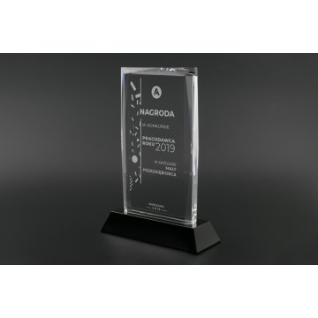 Trofeum szklane w etui - Dallas - TSZ091