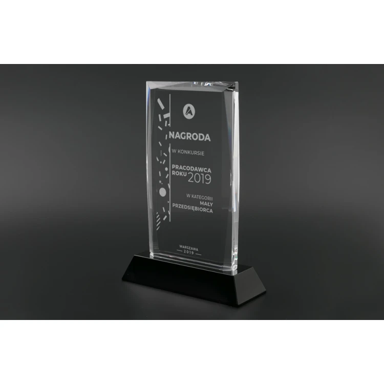 Trofeum szklane w etui - Dallas - TSZ091