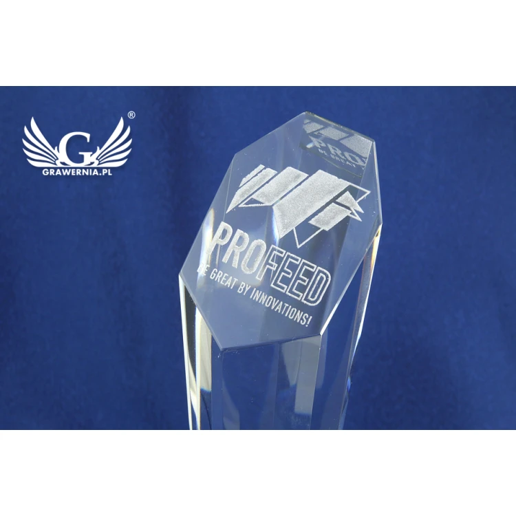 Trofeum szklane w etui - ELIXIR