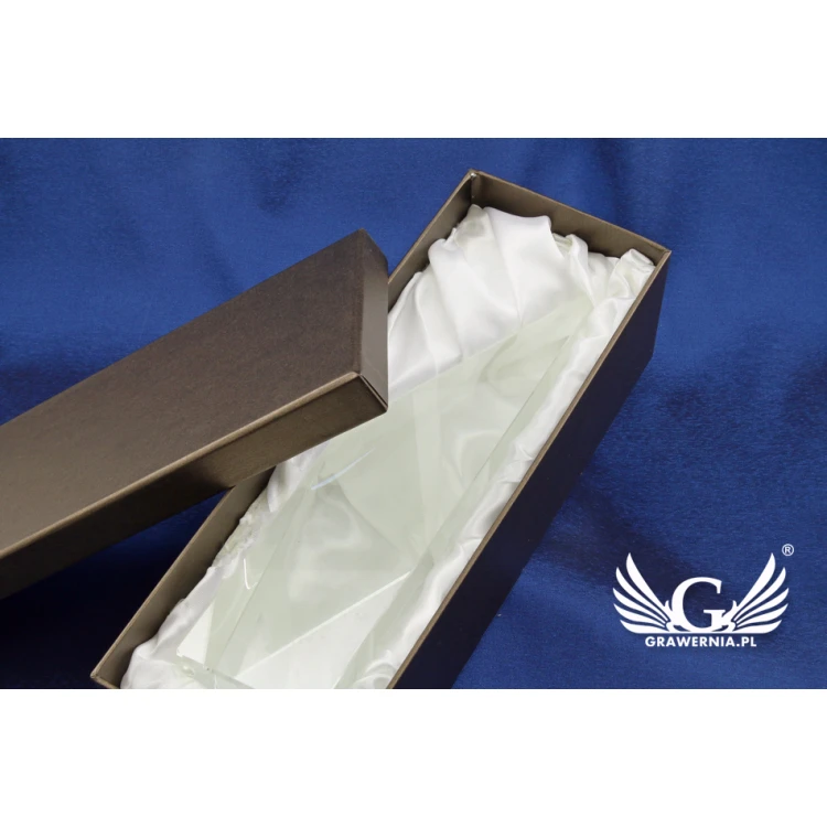 Trofeum szklane w etui - EMPEROR
