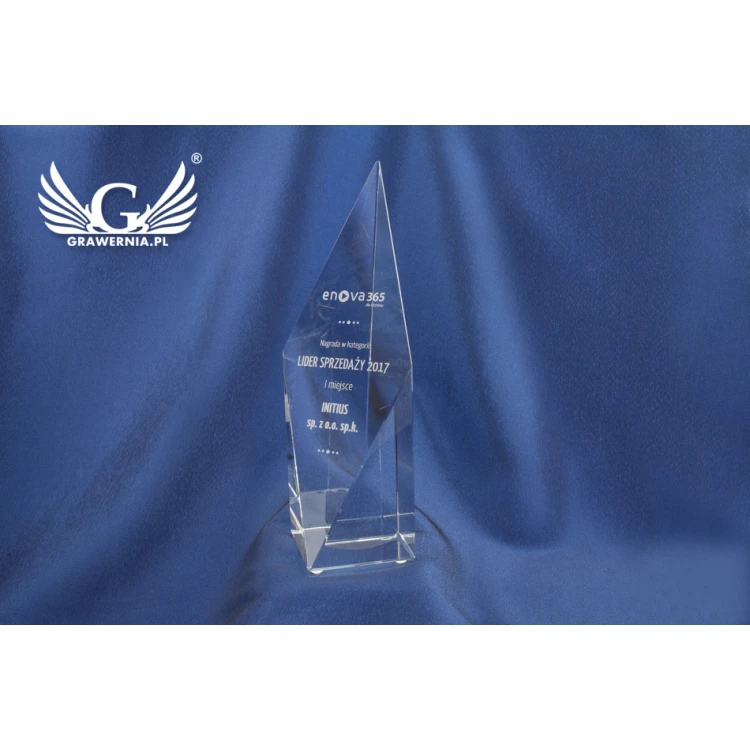 Trofeum szklane w etui - EMPEROR