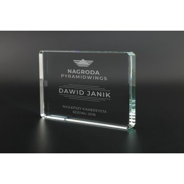 Trofeum szklane w etui - Iruna - TSZ101