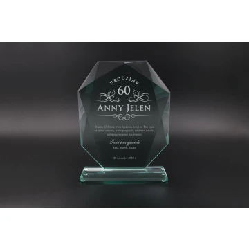 Trofeum szklane w etui - Isola - TSZ118