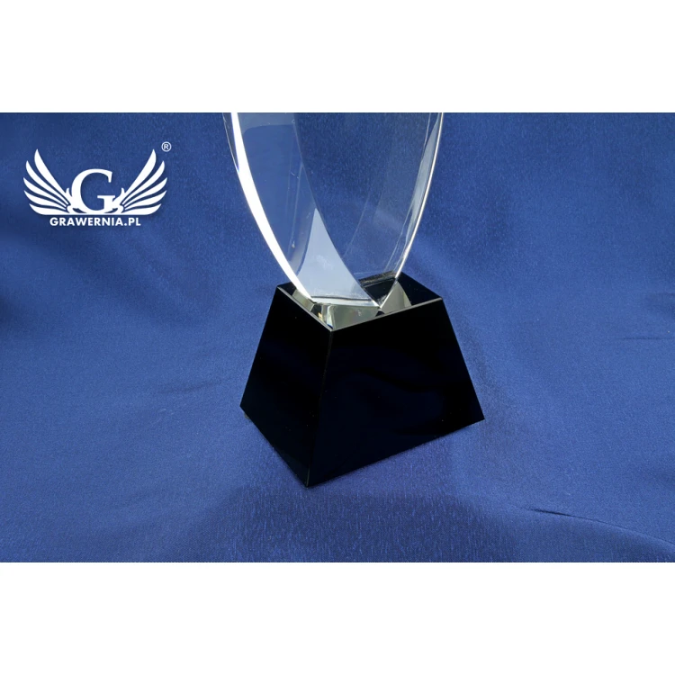 Trofeum szklane w etui - LIDA