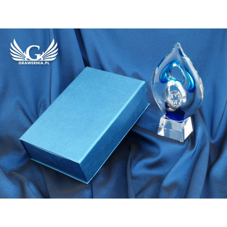 Trofeum szklane w etui - LAGUNA