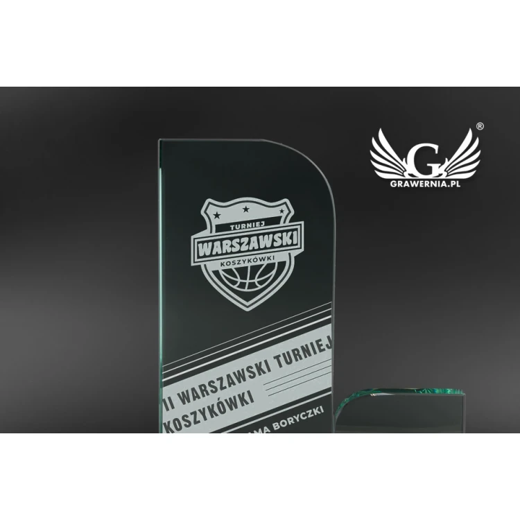 Trofeum szklane w etui - Mount Blanc - TSZ069