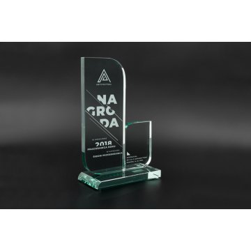 Trofeum szklane w etui - Mount Blanc - TSZ067