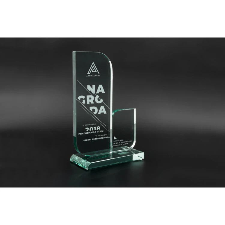 Trofeum szklane w etui - Mount Blanc - TSZ067