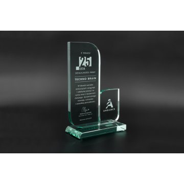 Trofeum szklane w etui - Mount Blanc - TSZ068