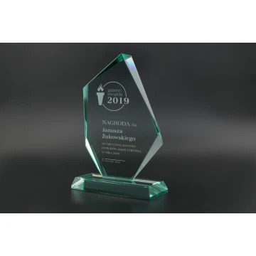 Trofeum szklane w etui - OLIMP - TSZ098