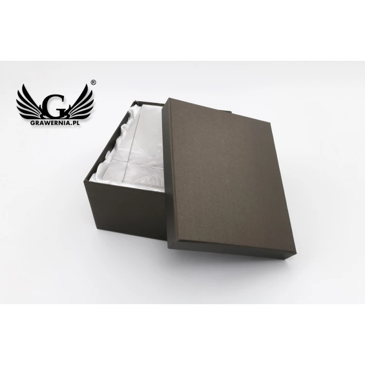 Trofeum szklane w etui - Porto - TSZ090