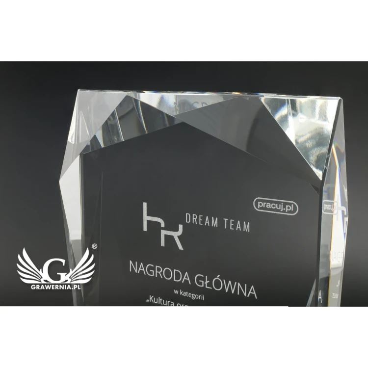 Trofeum szklane w etui - Santander - TSZ102