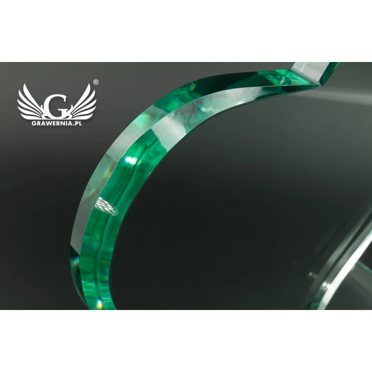 Trofeum szklane w etui - SERCE 4 - TSZ071