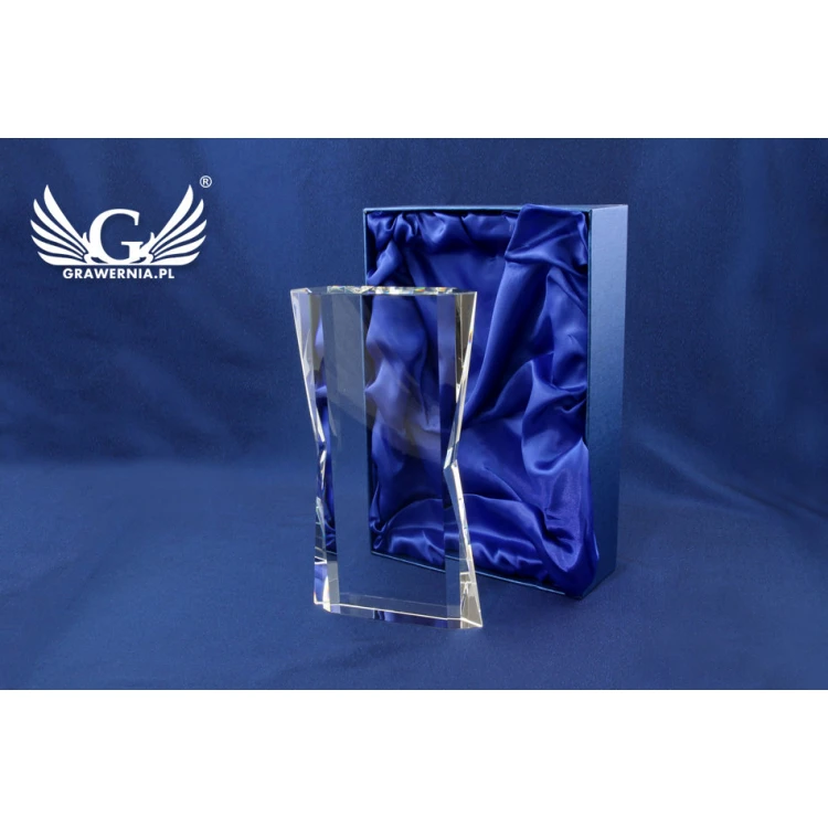 Trofeum szklane w etui - VALOR