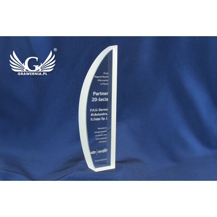 Trofeum szklane w etui - VENUS