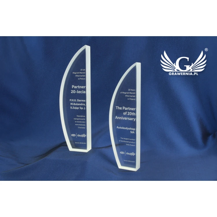 Trofeum szklane w etui - VENUS
