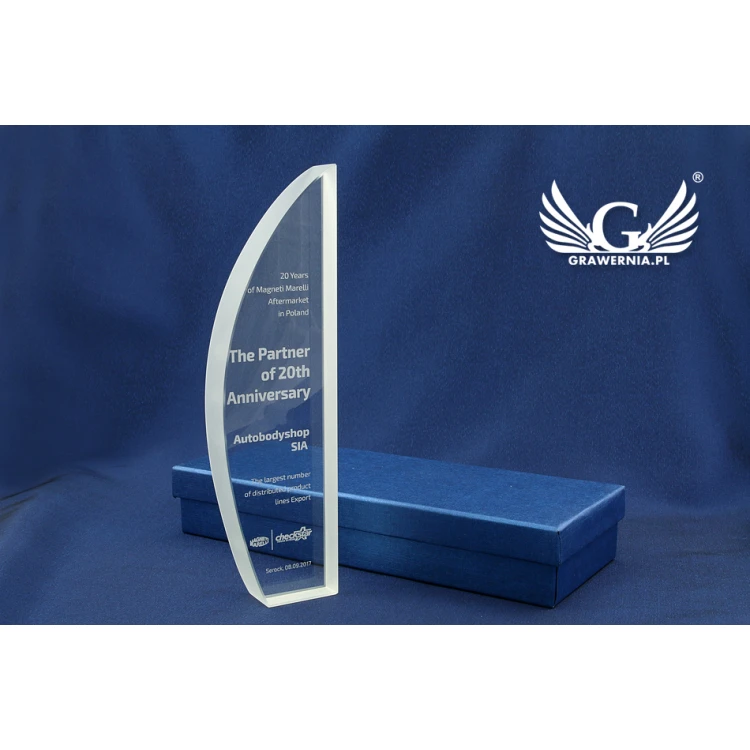 Trofeum szklane w etui - VENUS