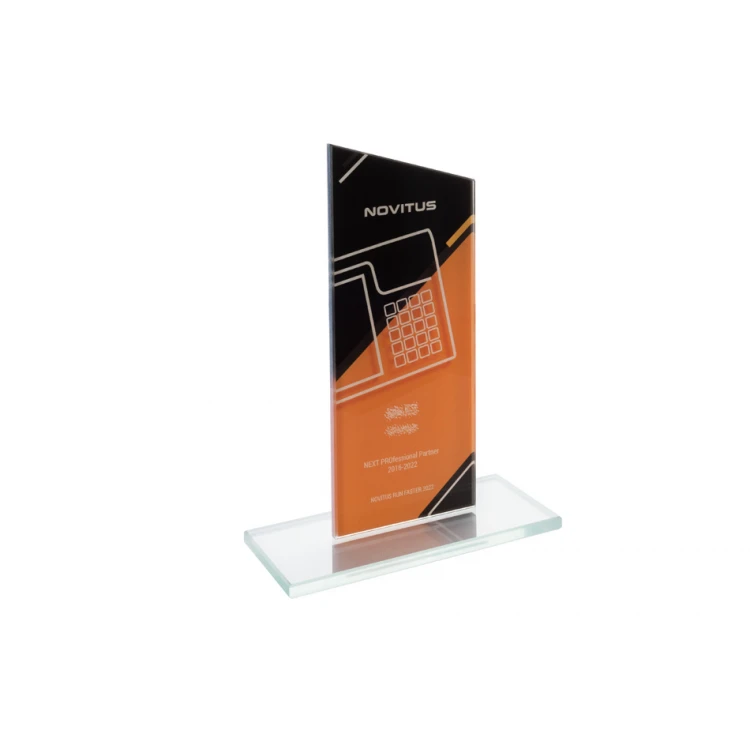 Trofeum szklane z nadrukiem UV - Culti - TSZ119