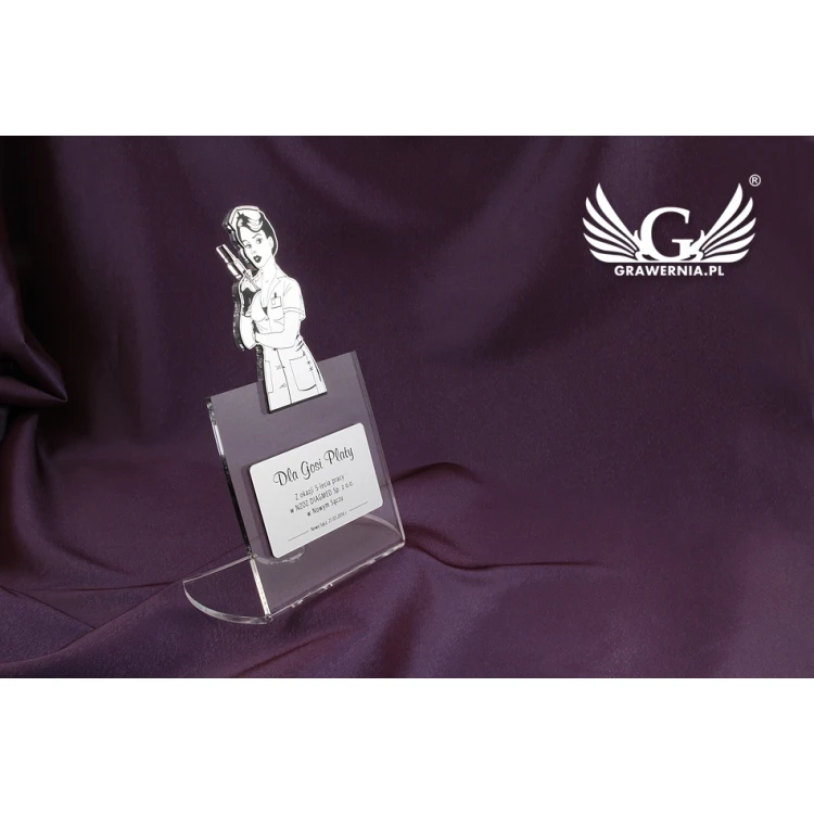 Trofeum akrylowe PIELĘGNIARKA model DTA25
