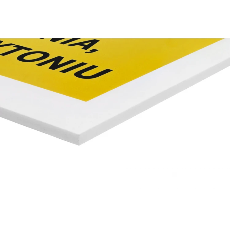Uwaga substancje żrące - wym. 150x150mm - PVC - druk UV - BHP008
