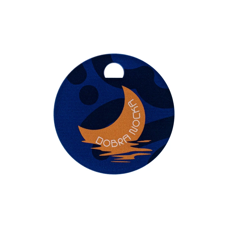 Brelok akrylowy Cameo Lun - dwustronny kolorowy nadruk UV - BA046