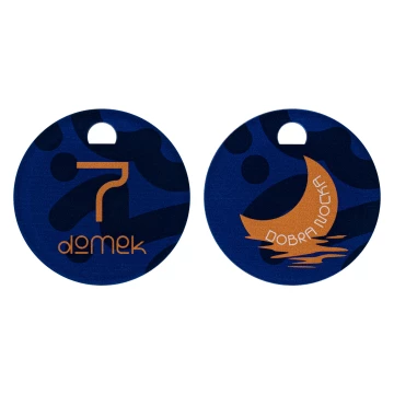 Brelok akrylowy Cameo Lun - dwustronny kolorowy nadruk UV - BA046