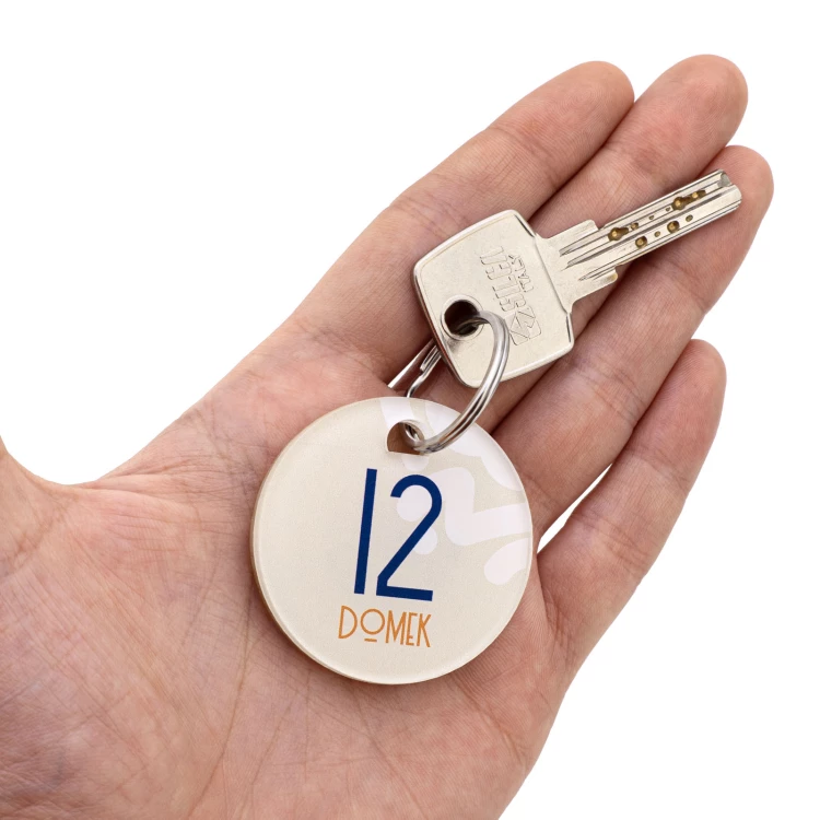 Brelok akrylowy Cameo Fun - dwustronny kolorowy nadruk UV - BA047