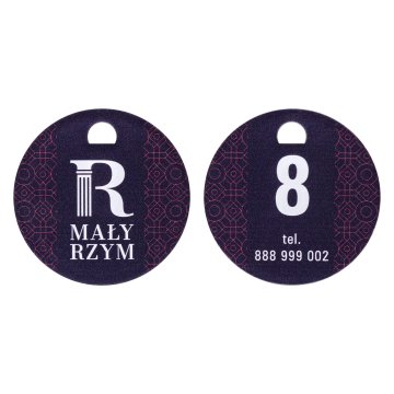 Brelok akrylowy Cameo Rom - dwustronny kolorowy nadruk UV - BA048