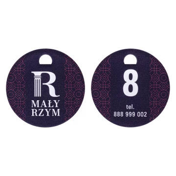 Brelok akrylowy Cameo Rom - dwustronny kolorowy nadruk UV - BA048