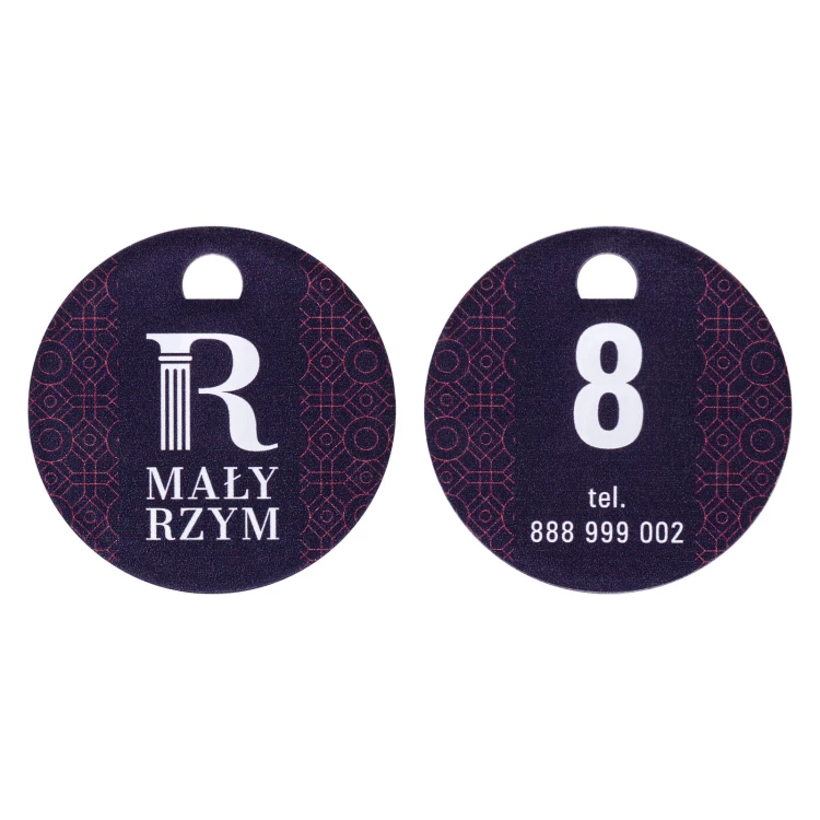 Brelok akrylowy Cameo Rom - dwustronny kolorowy nadruk UV - BA048