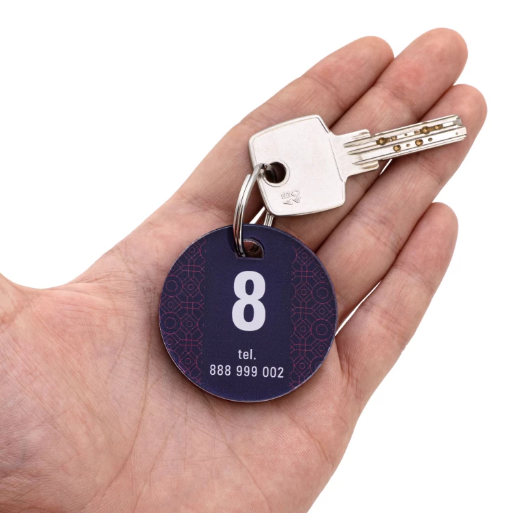 Brelok akrylowy Cameo Rom - dwustronny kolorowy nadruk UV - BA048