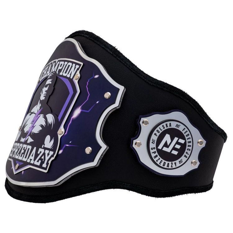 Pas mistrzowski z możliwością personalizacji - wyjątkowy prezent dla sportowca - wym. 132x27,5 cm - P069