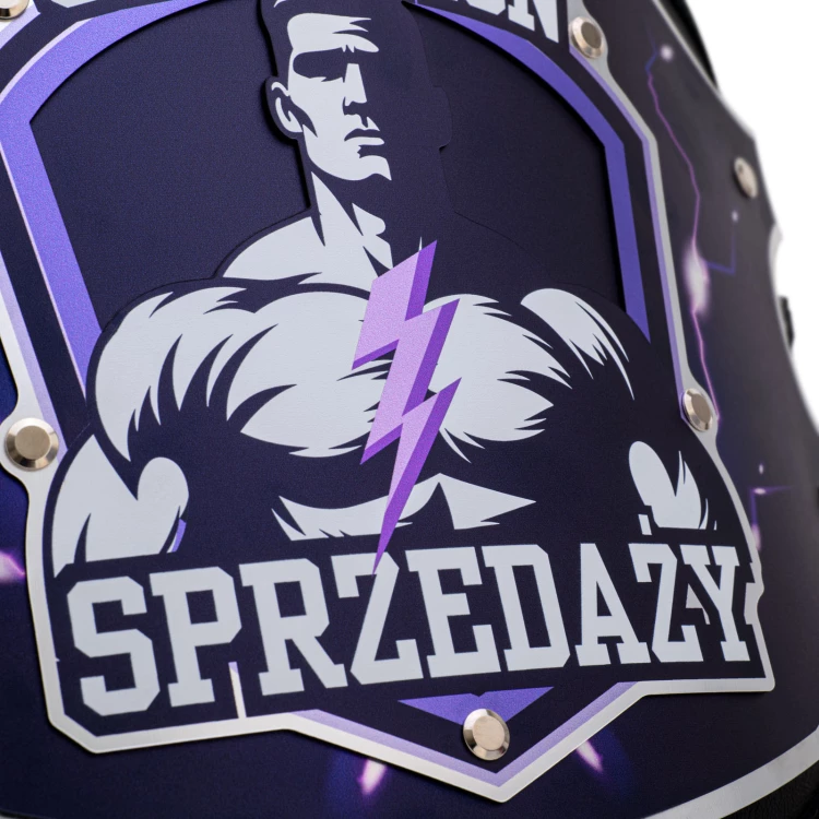 Pas mistrzowski z możliwością personalizacji - wyjątkowy prezent dla sportowca - wym. 132x27,5 cm - P069