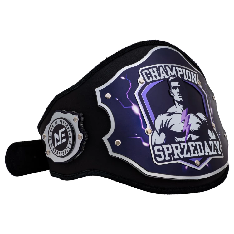 Pas mistrzowski z możliwością personalizacji - wyjątkowy prezent dla sportowca - wym. 132x27,5 cm - P069