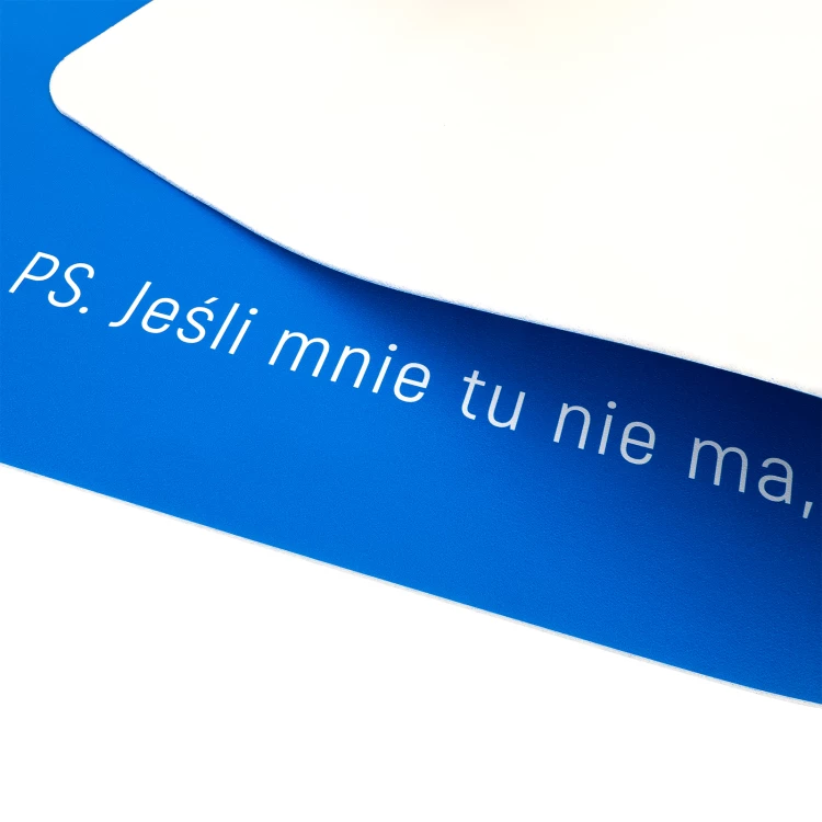 Podkładka ochronna na biurko - jestem na rowerze - wym. 70x50cm - MOF035