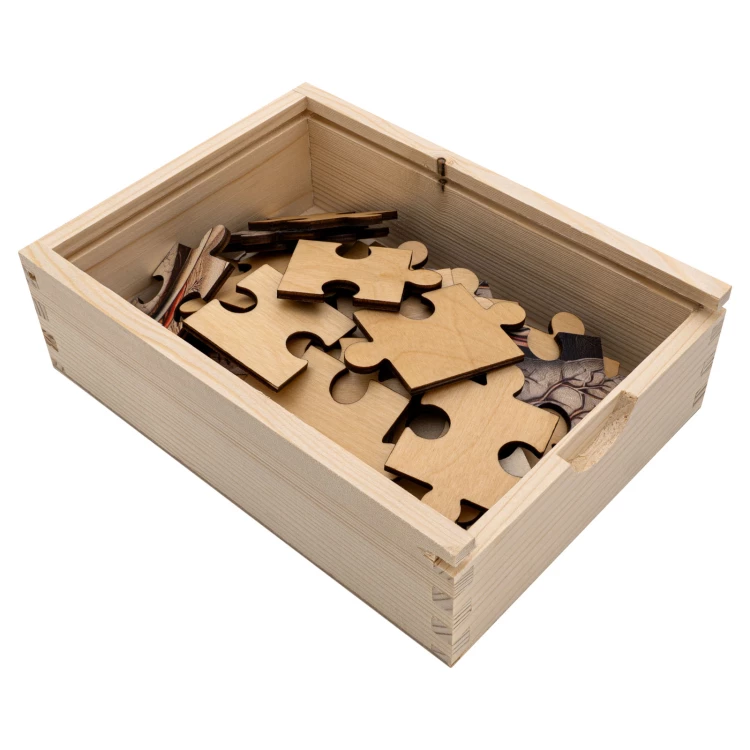 Puzzle drewniane anatomia człowieka - wym. 289x206 mm - PZD006