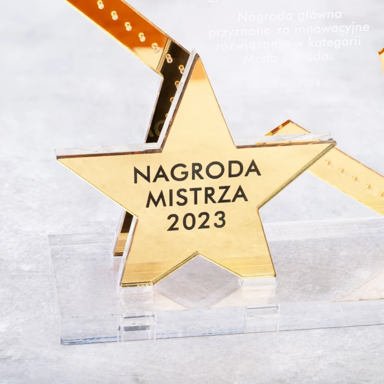 Statuetka akrylowa - nagroda za wyjątkowe osiągnięcie - wys. 19cm - DTA107