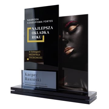 Statuetka biznesowa - nagroda za wyjątkowe osiągnięcie - wys. 25 cm - DTA131