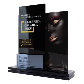 Statuetka biznesowa - nagroda za wyjątkowe osiągnięcie - wys. 25 cm - DTA131