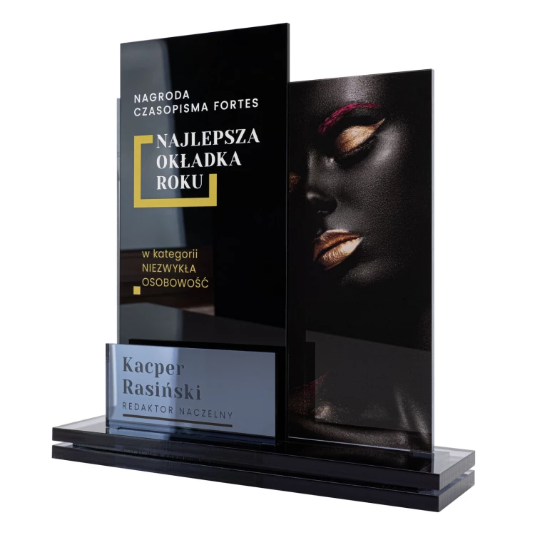 Statuetka biznesowa - nagroda za wyjątkowe osiągnięcie - wys. 25 cm - DTA131