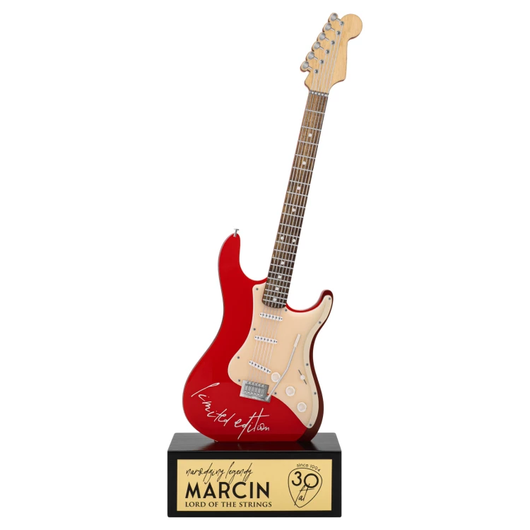 Nagroda muzyczna - GITARA - prezent dla muzyka - wys. 30 cm - DTA157