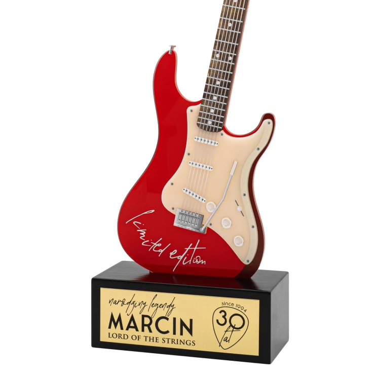 Nagroda muzyczna - GITARA - prezent dla muzyka - wys. 30 cm - DTA157