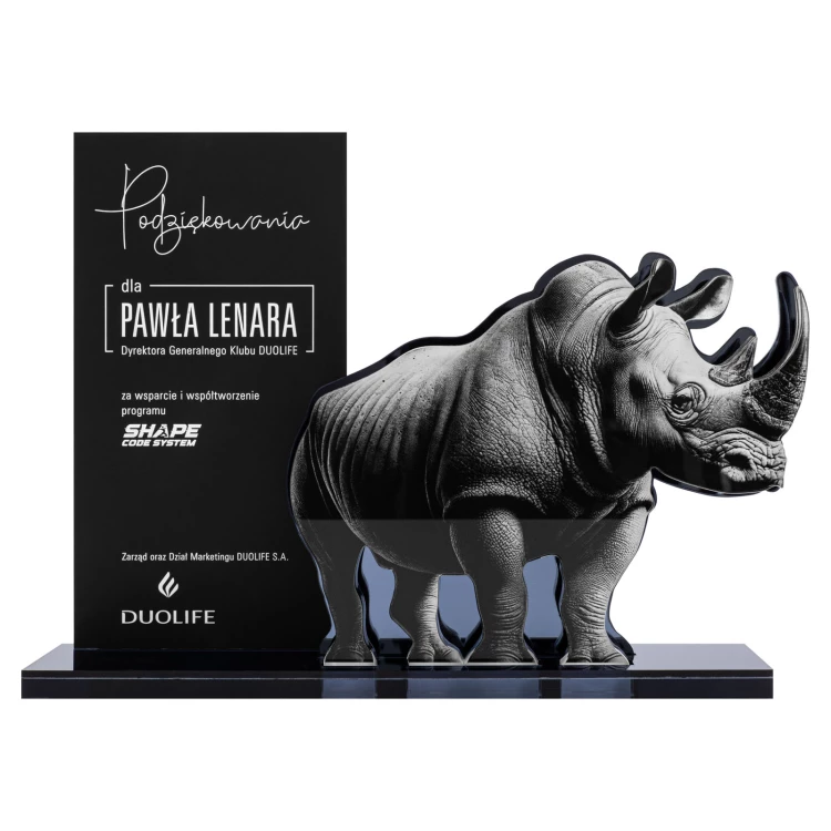 Statuetka biznesowa z dowolnym motywem - nagroda za wyjątkowe osiągnięcie - wys. 22 cm - DTA158