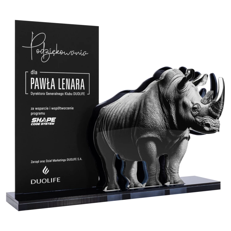 Statuetka biznesowa z dowolnym motywem - nagroda za wyjątkowe osiągnięcie - wys. 22 cm - DTA158