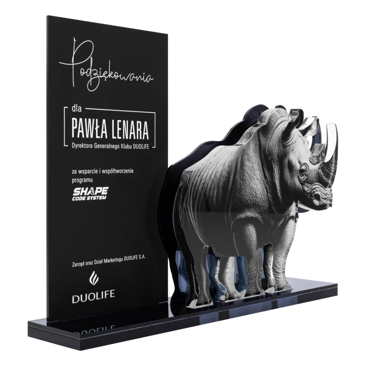 Statuetka biznesowa z dowolnym motywem - nagroda za wyjątkowe osiągnięcie - wys. 22 cm - DTA158