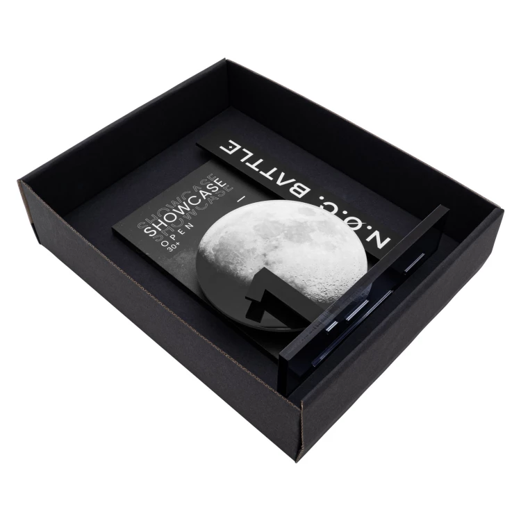 Statuetka akrylowa z nadrukiem UV - nagroda za wyjątkowe osiągnięcie - wys. 22 cm - DTA162