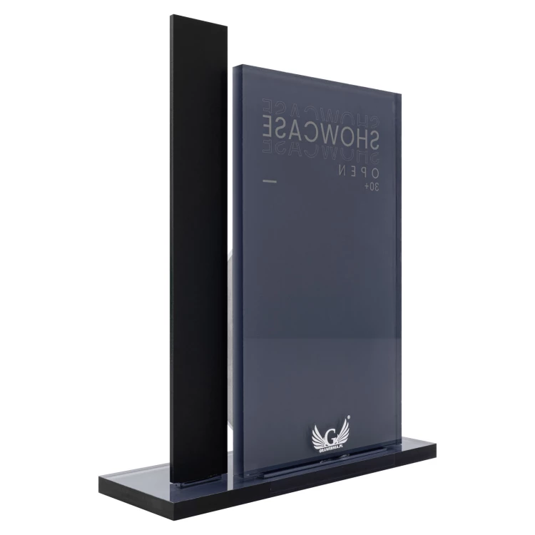 Statuetka akrylowa z nadrukiem UV - nagroda za wyjątkowe osiągnięcie - wys. 22 cm - DTA162