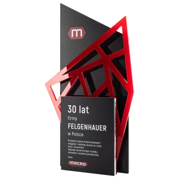 Statuetka biznesowa jubileuszowa z logo firmy - wys. 25 cm - DTA127
